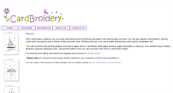 Desktop Screenshot of cardbroidery.com