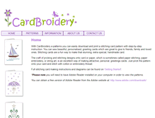 Tablet Screenshot of cardbroidery.com